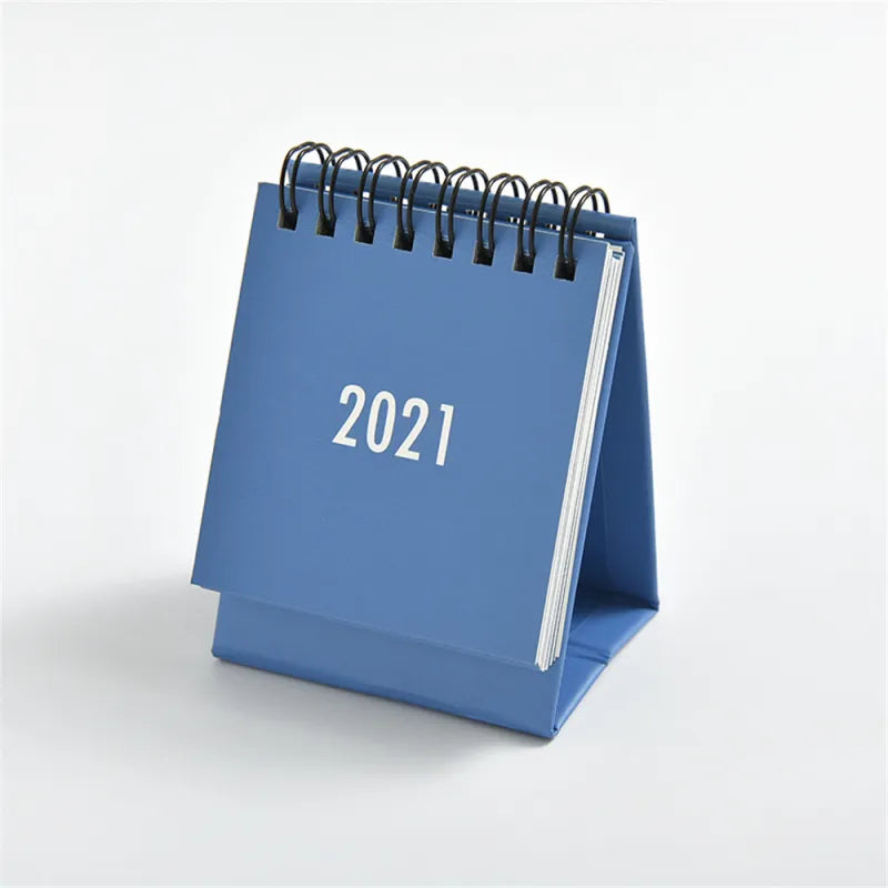 Solid Color Small Desk Calendar